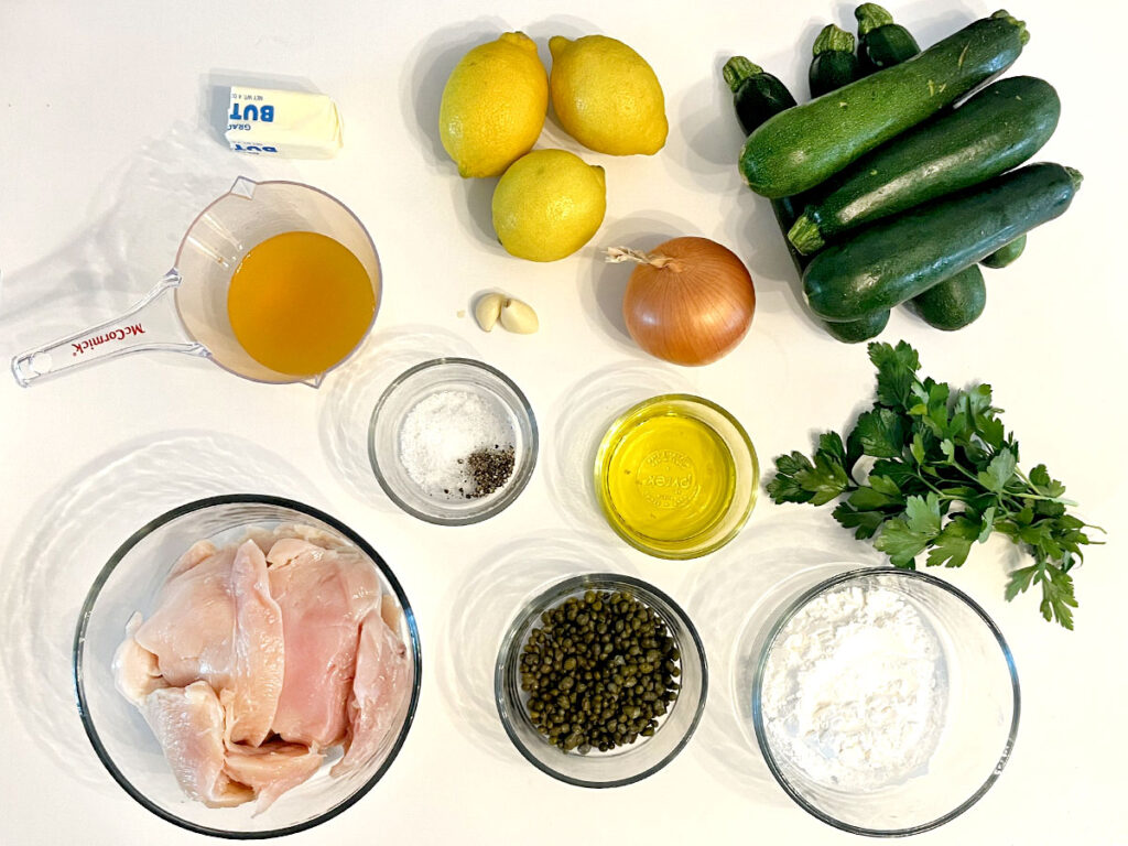 Healthy Chicken Piccata Ingredients