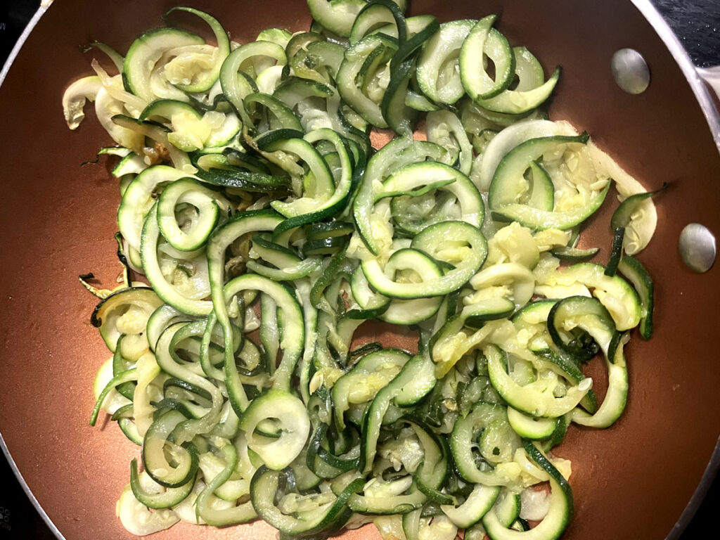 Zoodles Ready For Eating or Piccata
