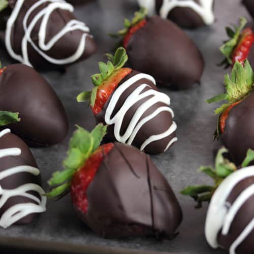 Easy Dark Chocolate Covered Strawberries - Regain Your Sparkle