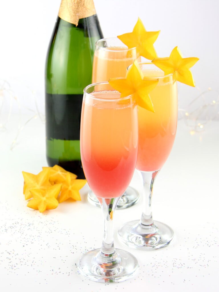 Hawaiian Sunrise Mimosas