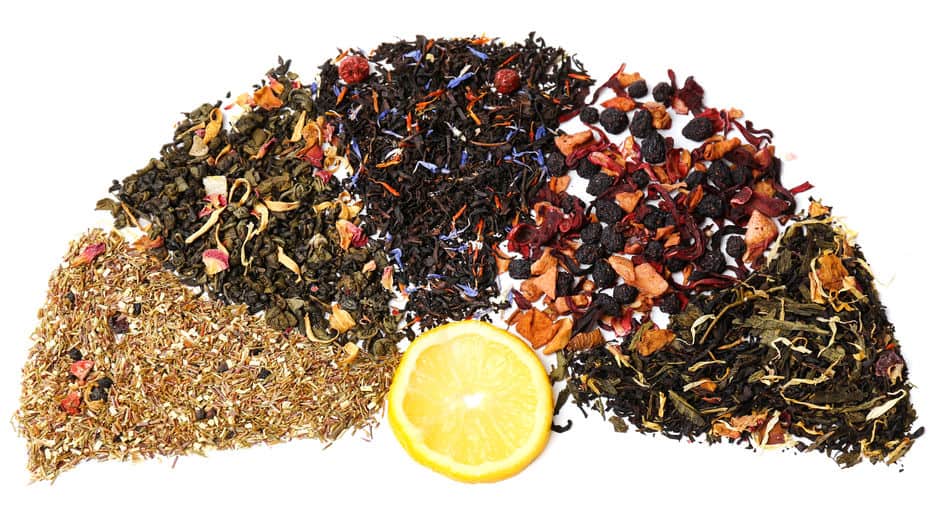 Loose leaf tea wheel