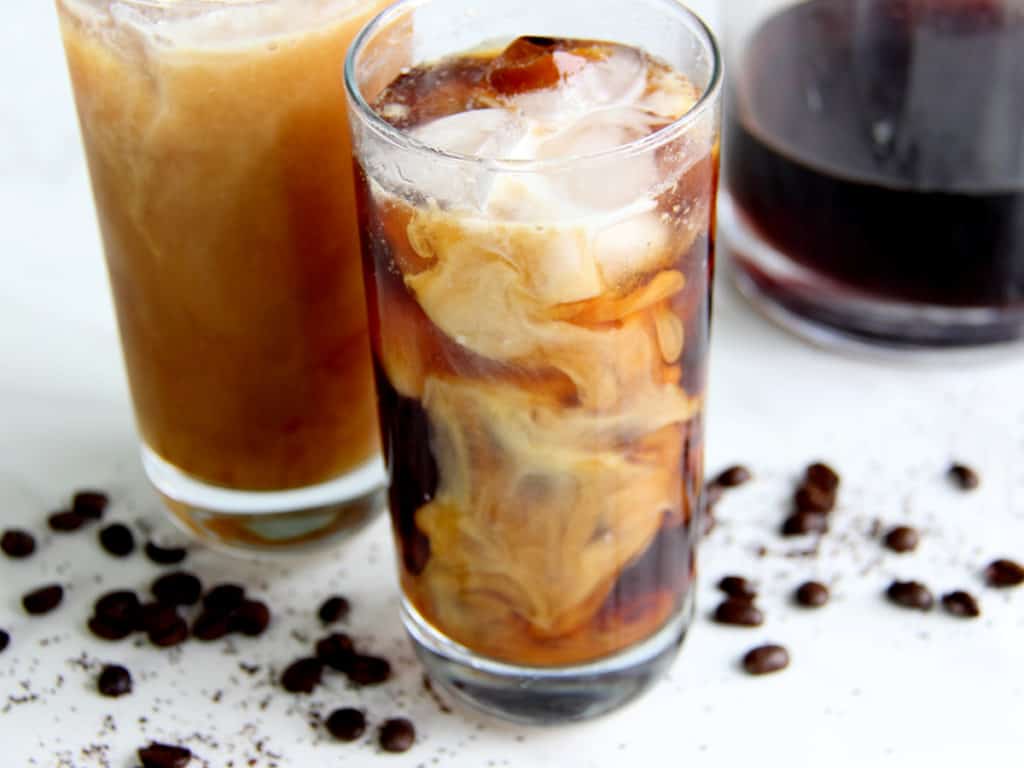 Cold Brew with Coconut Milk Swirls