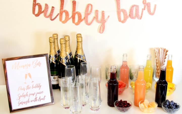 How to Host a DIY Mimosa Bar