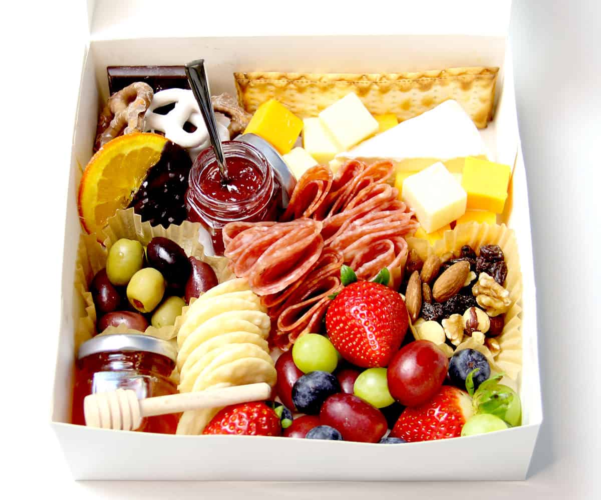 Easy Individual Charcuterie Boxes