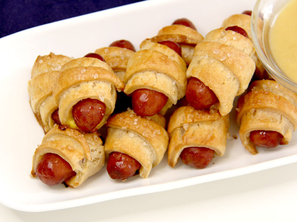 Free Pigs in a Blanket on Tray