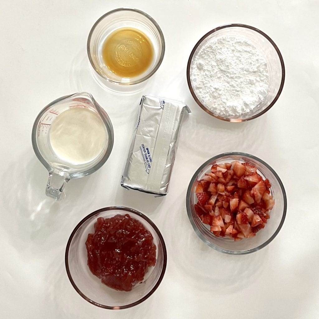 Strawberry Cheesecake Dip Ingredients